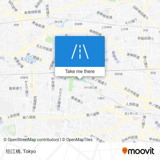 狛江橋 map
