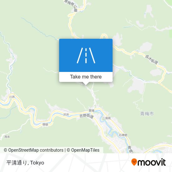 平溝通り map