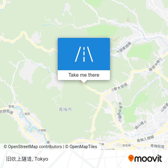 旧吹上隧道 map