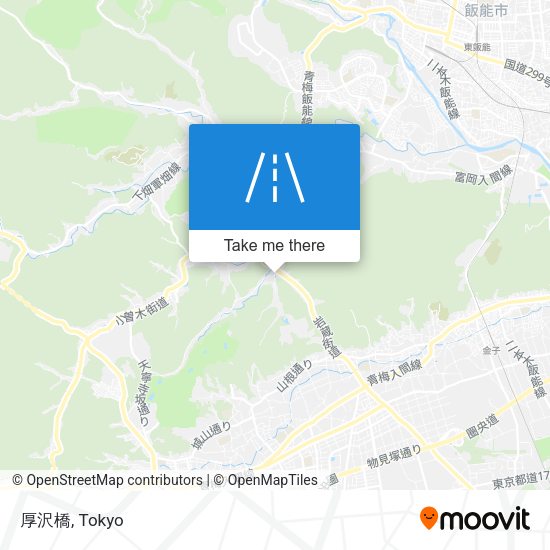 厚沢橋 map