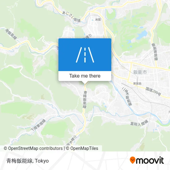 青梅飯能線 map