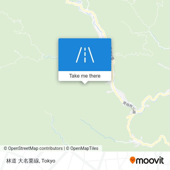 林道 大名栗線 map