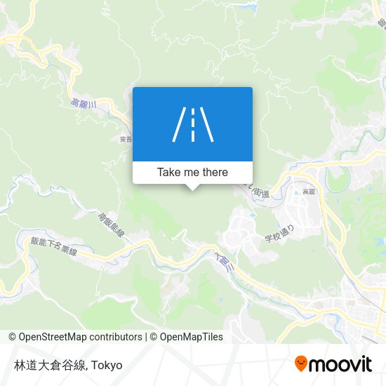 林道大倉谷線 map