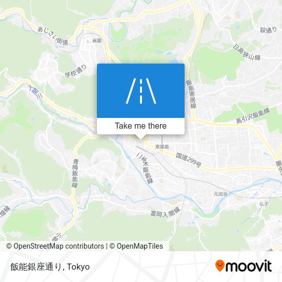 飯能銀座通り map