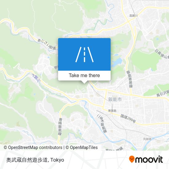 奥武蔵自然遊歩道 map