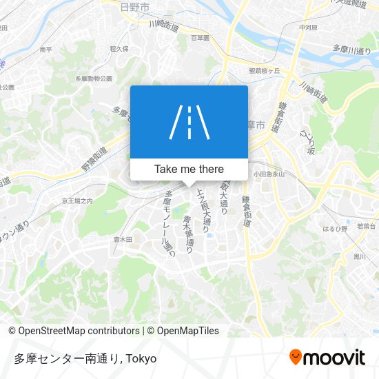 多摩センター南通り map