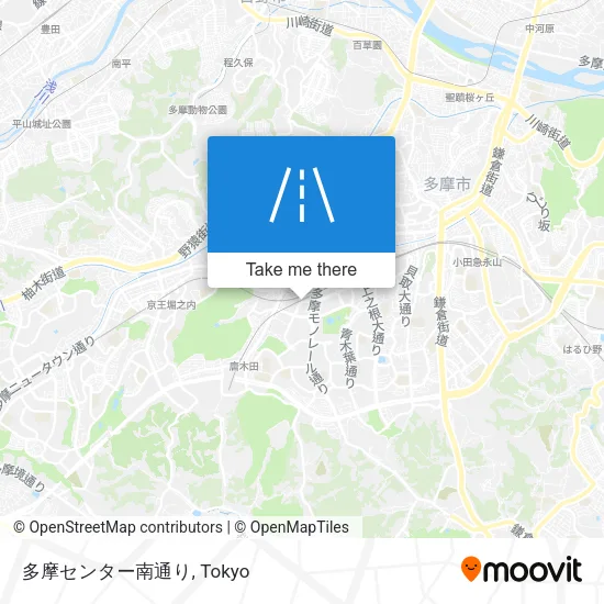 多摩センター南通り map