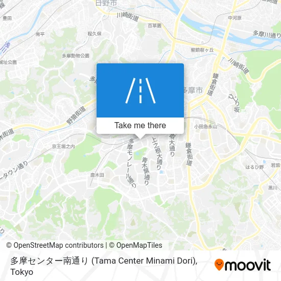 Tama Center South Avenue map