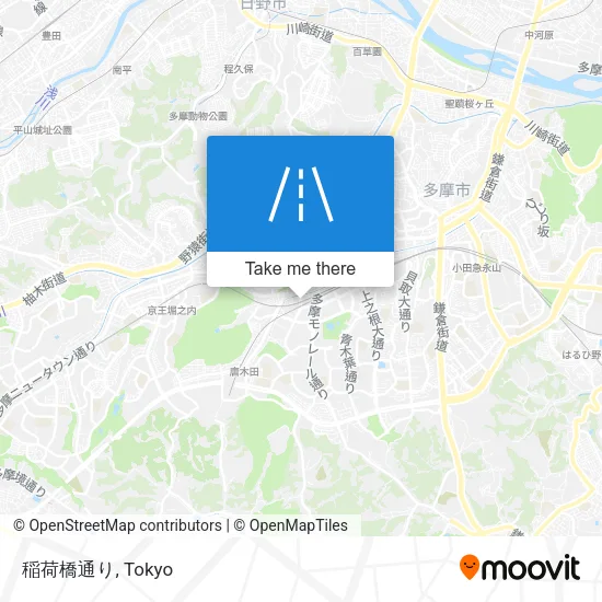 稲荷橋通り map