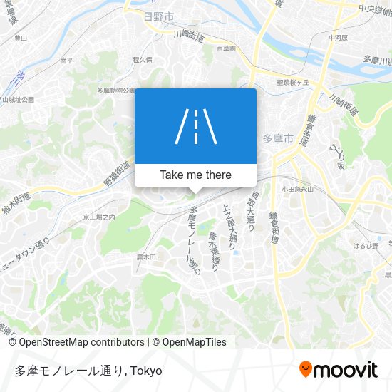 多摩モノレール通り map