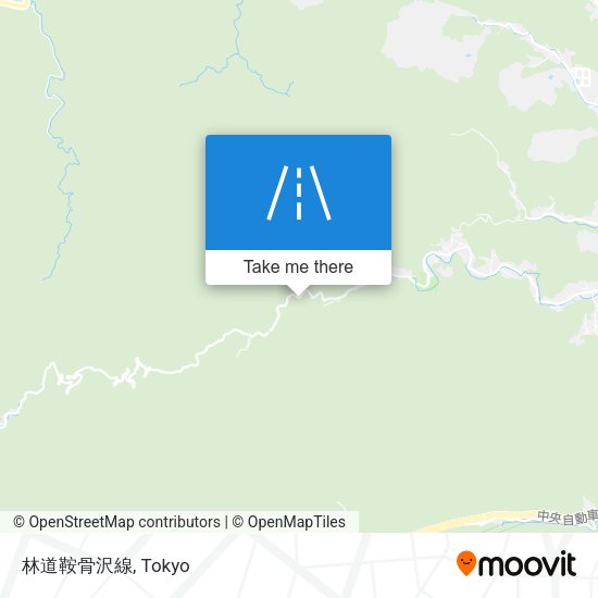 林道鞍骨沢線 map