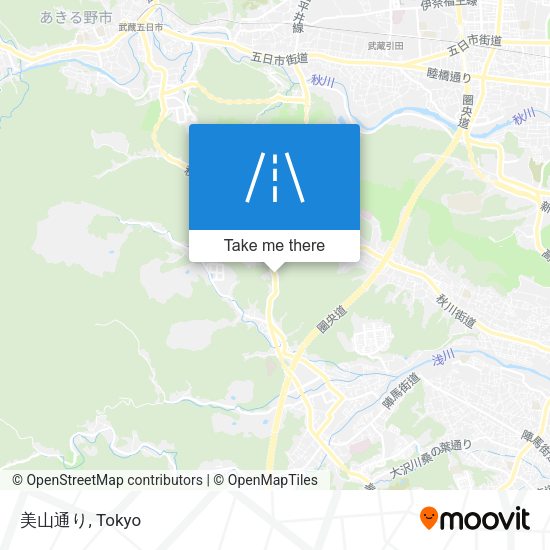 美山通り map