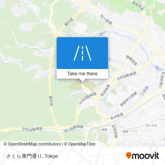 さくら東門通り map