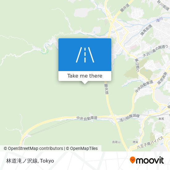 林道滝ノ沢線 map