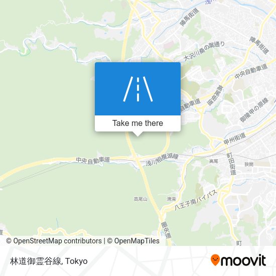 林道御霊谷線 map