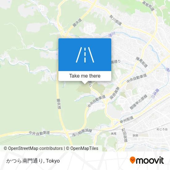 かつら南門通り map