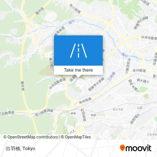 出羽橋 map