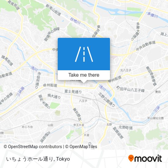 いちょうホール通り map