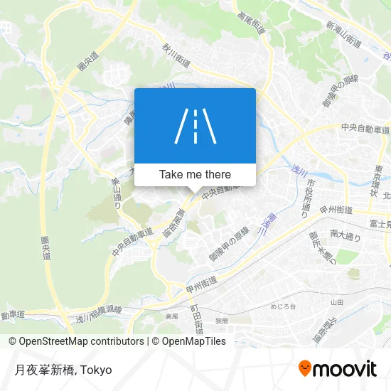 月夜峯新橋 map