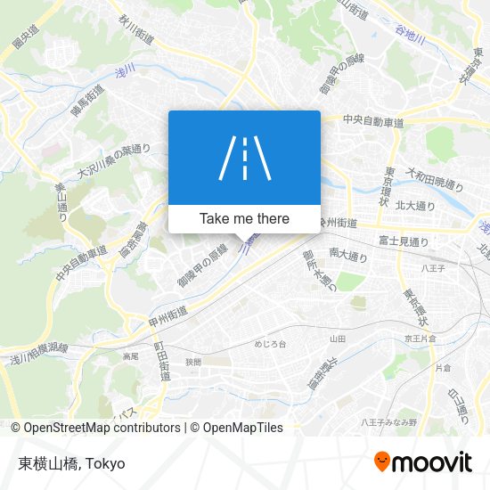 東横山橋 map