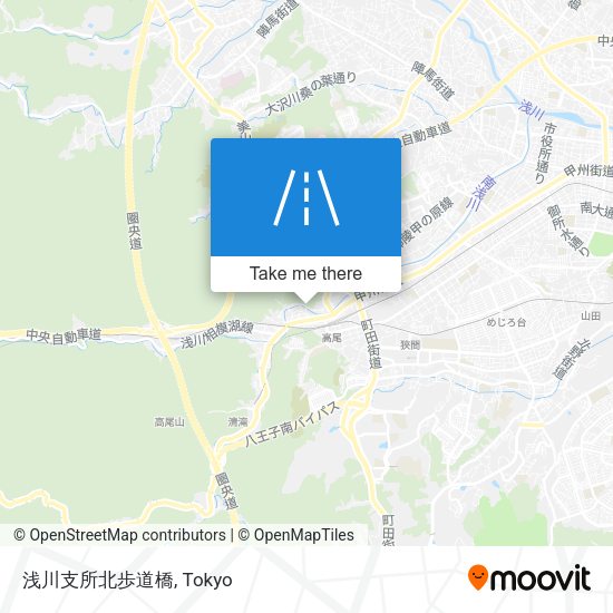 浅川支所北歩道橋 map