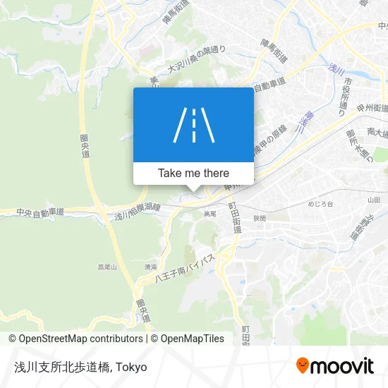 浅川支所北歩道橋 map
