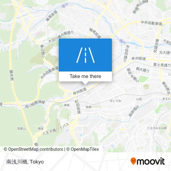 South Asakawa Bridge map