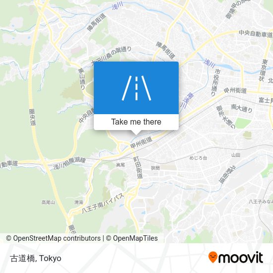 古道橋 map