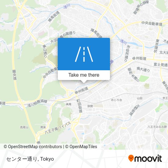 センター通り map