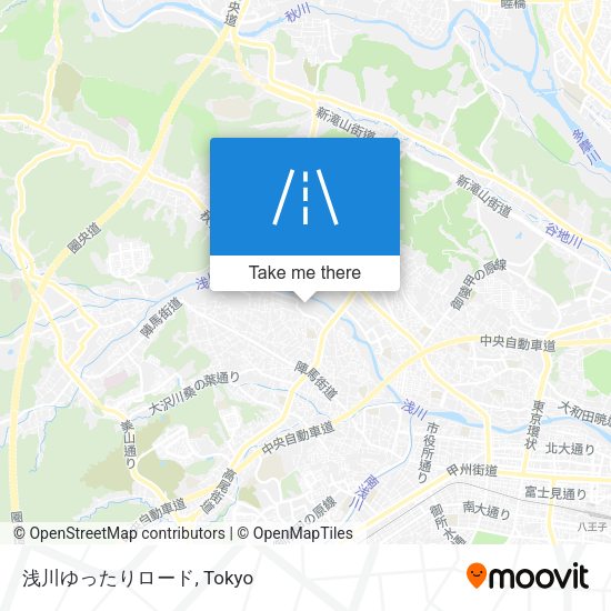浅川ゆったりロード map
