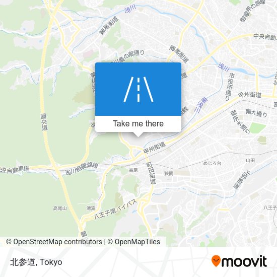 北参道 map