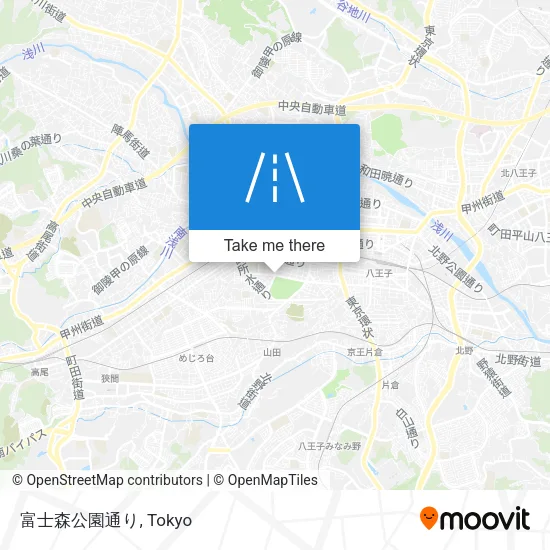富士森公園通り map