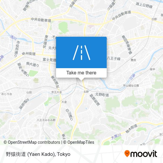 野猿街道 (Yaen Kado) map