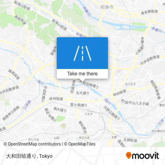 大和田暁通り map