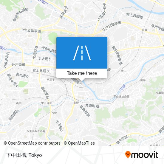 下中田橋 map