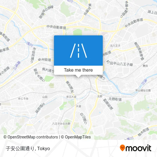 子安公園通り map