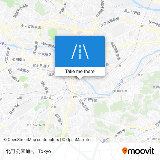 北野公園通り map