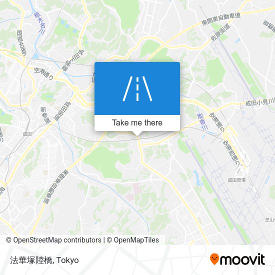 法華塚陸橋 map