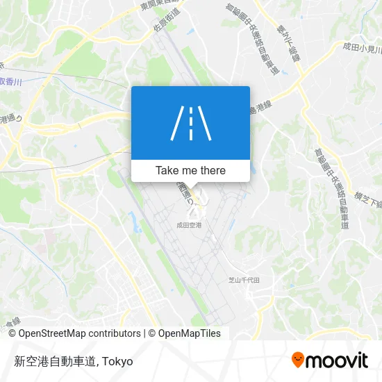 新空港自動車道 map