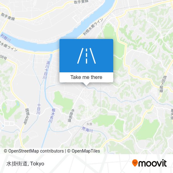 水掛街道 map