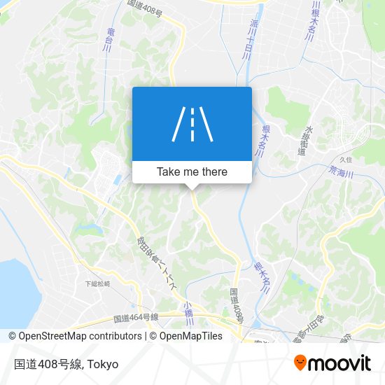 国道408号線 map