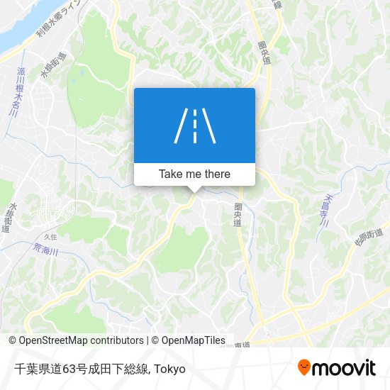 千葉県道63号成田下総線 map
