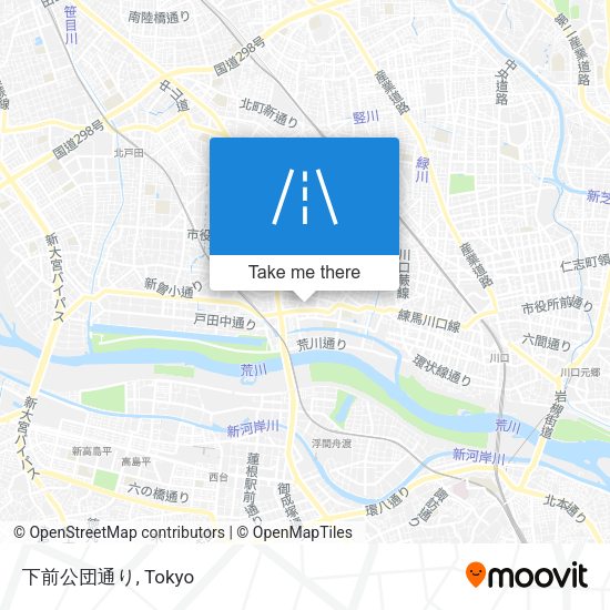 下前公団通り map