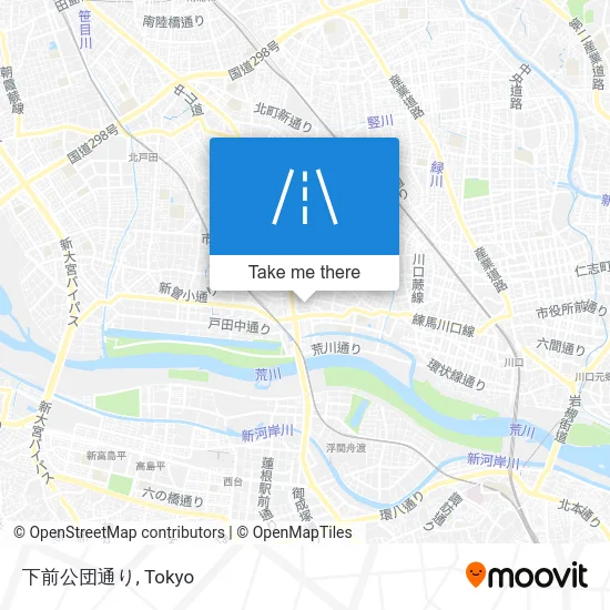 下前公団通り map