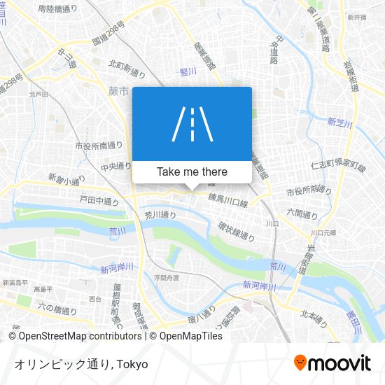 オリンピック通り map