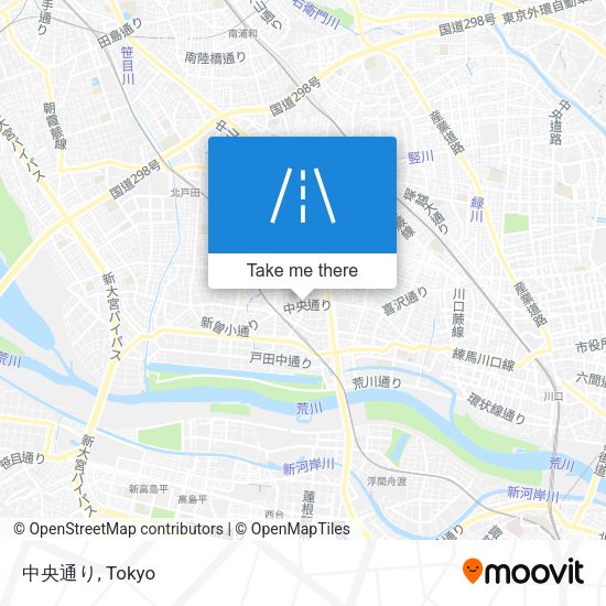 中央通り map