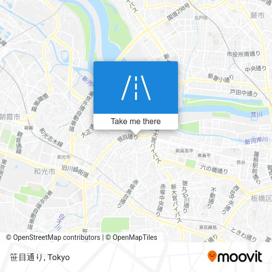笹目通り map