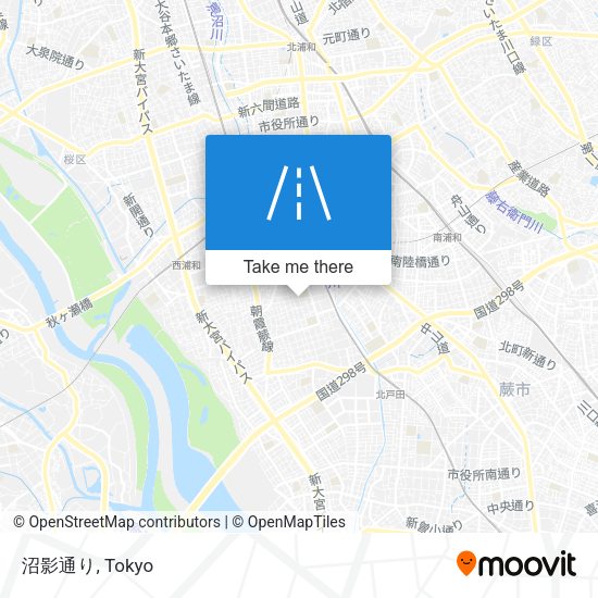 沼影通り map