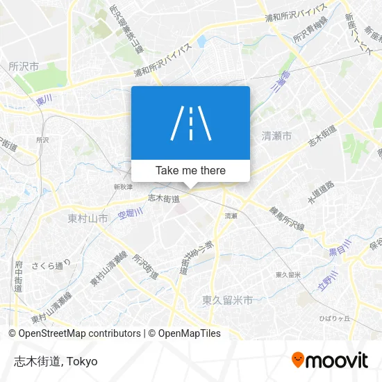 志木街道 map