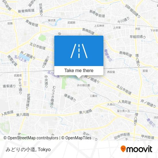 みどりの小道 map